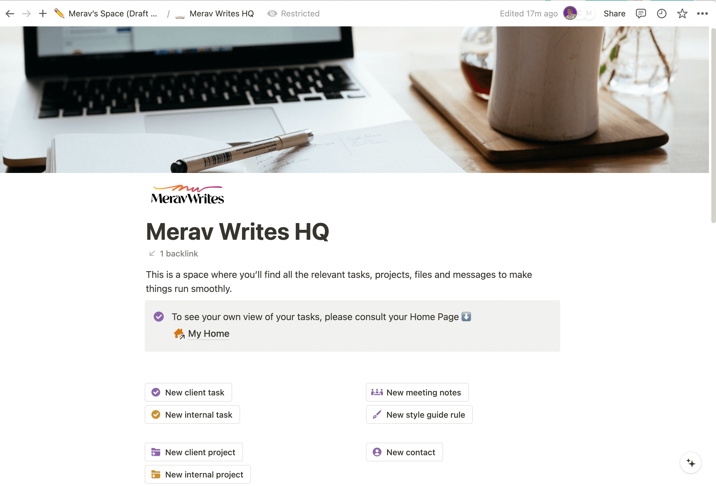 Project Management & Client Request System for UX Writer